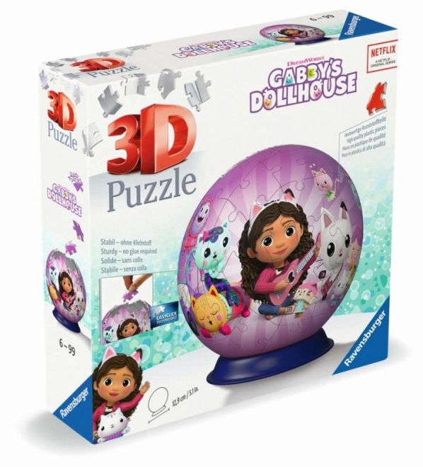 3D Puzzleball Gábis Zauberhaus 72 Teile