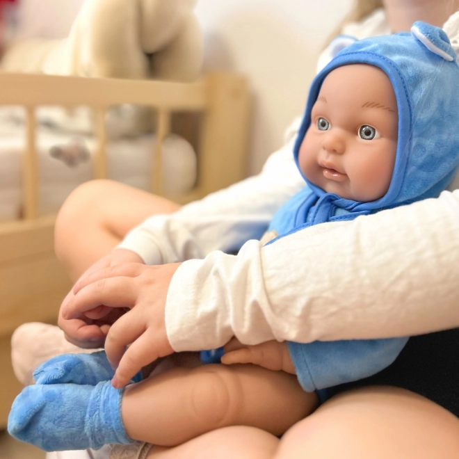 Woopie koninklijke babypop in teddyberenoutfit 46 cm