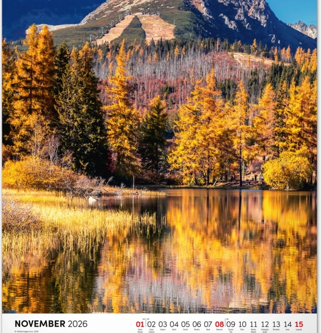 Wandkalender Tatry 2026