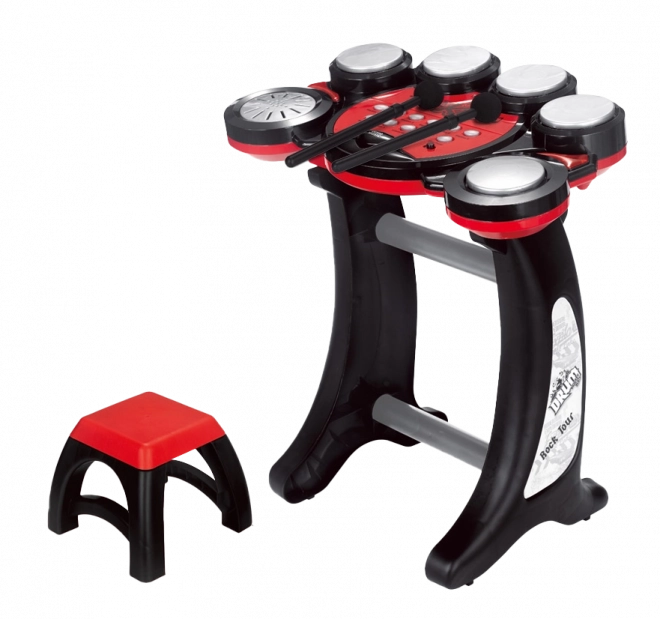 Standing Drum Set on Batteries