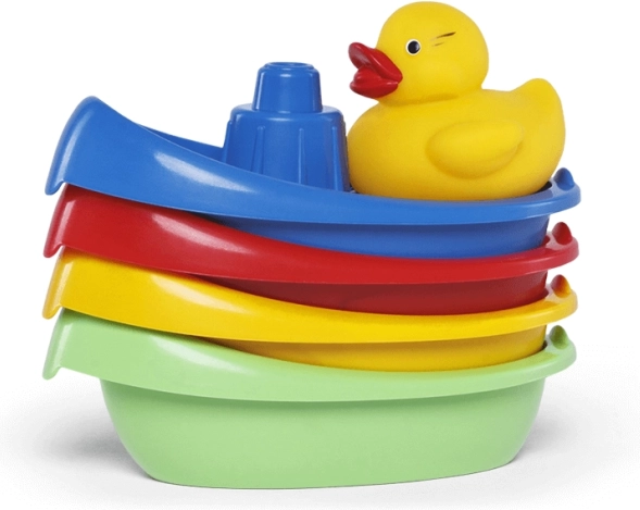 Bateaux de bain avec canard – set de 4 pièces