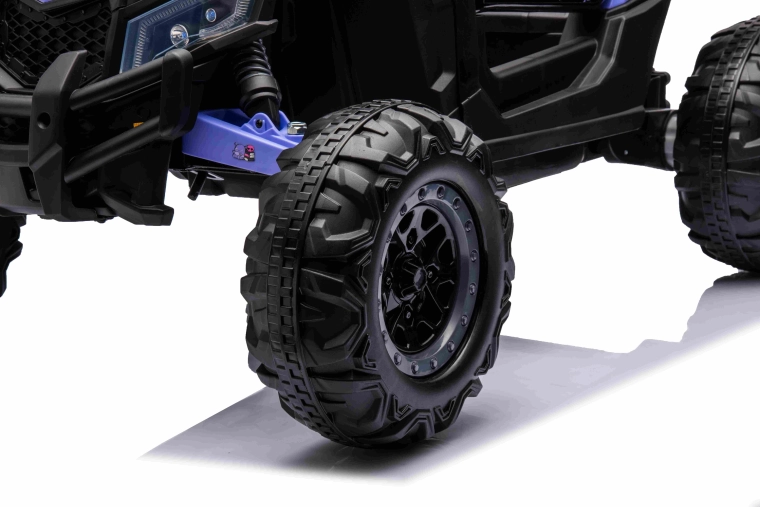 Soft EVA wheels and rear suspension