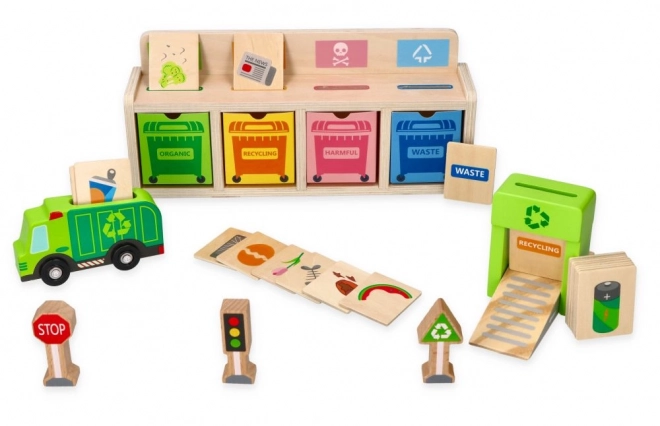 Houten recycling speelgoed voor kinderen