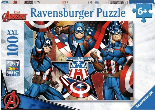 Ravensburger Puzzle Marvel: Captain America XXL 100 Teile