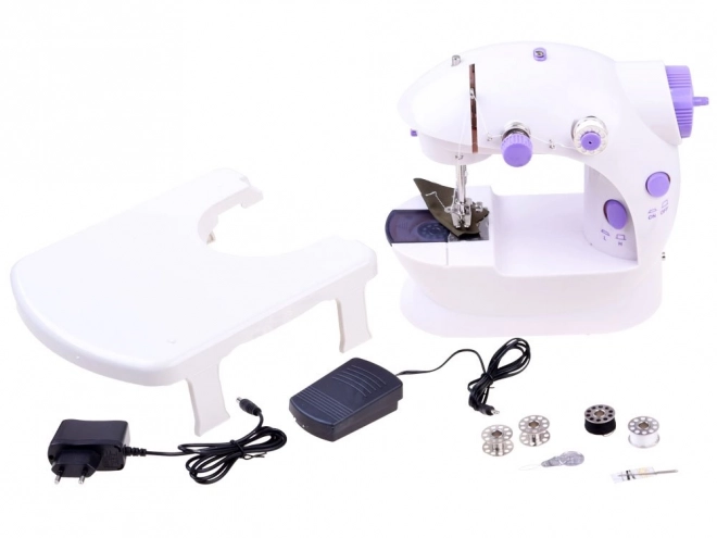 Machine à coudre mini avec pédale et table