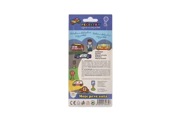 Zelfinktende stempels Mijn eerste auto's - 10 stuks