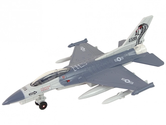 Vliegtuig Fricative Drive Licht Geluiden 1:72 grijs