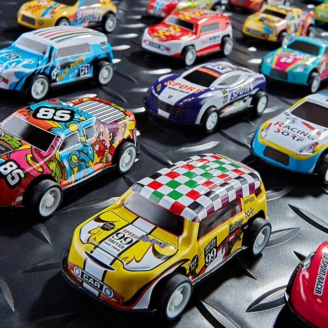 Ensemble de voitures de course WOOPIE 30 pcs avec carte
