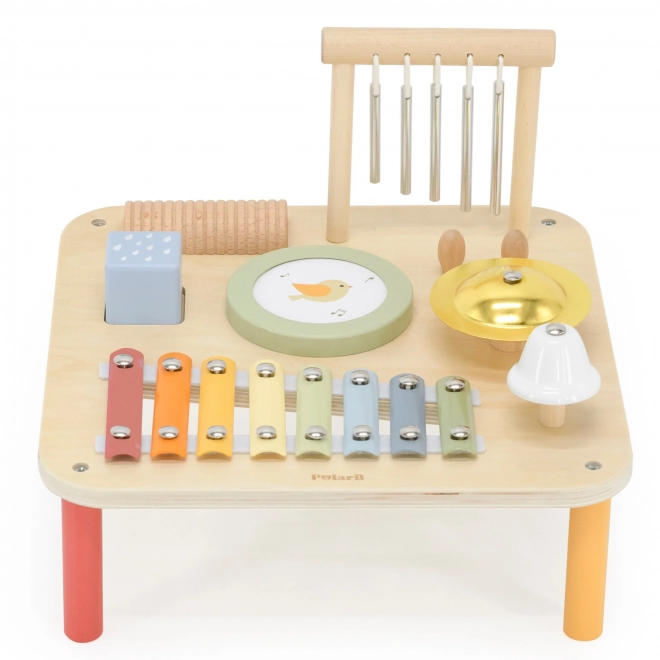 Wooden Musical Table for Kids 7-in-1