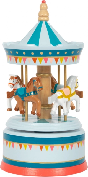 Boîte à musique carrousel à chevaux