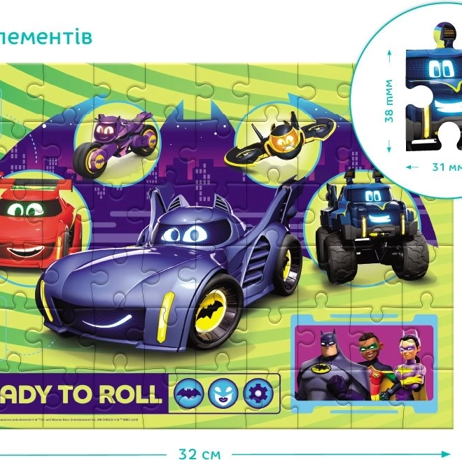 DODO Puzzel Batwheels: Leuke Rit 60 Stukken