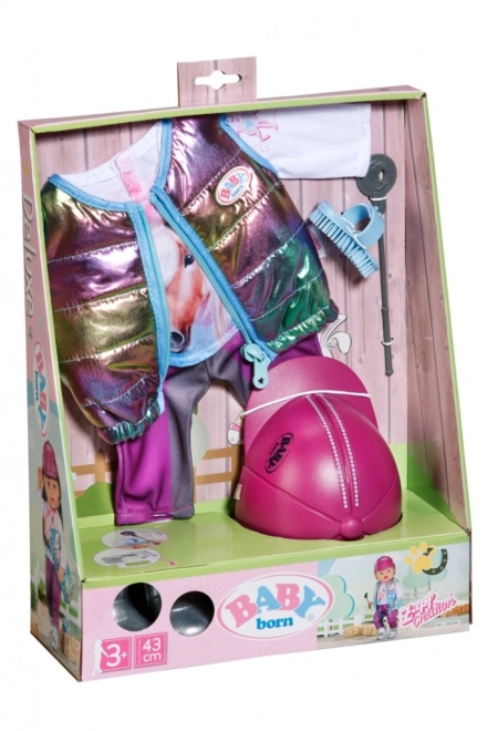 Tenue d'équitation BABY born pour poupées 43 cm