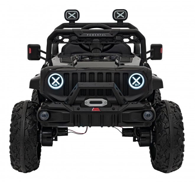 Elektrische kinderauto off-road zwart