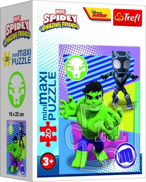 Minipuzzel Spidey en zijn geweldige vrienden
