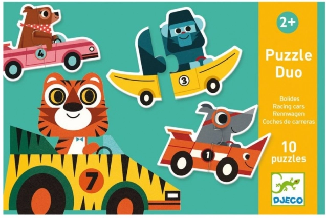 Puzzle Duo Rennwagen