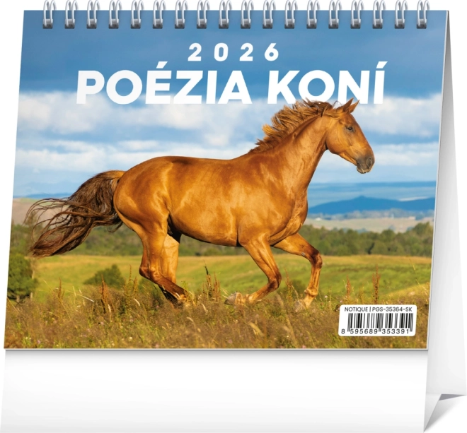 Notique Bureaukalender Poëzie van paarden 2026