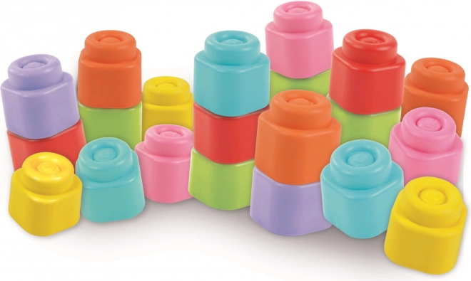 CLEMENTONI Zachte Clemmy Set van 20 Zachte Blokken