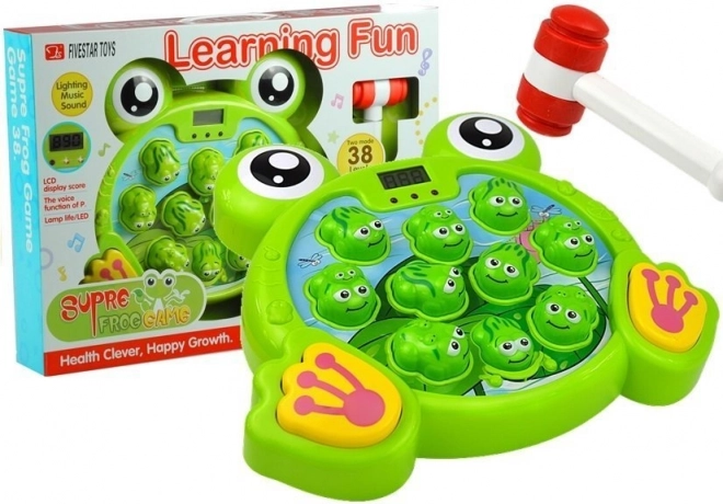 Grenouilles lumineuses avec marteau Jeu d’arcade