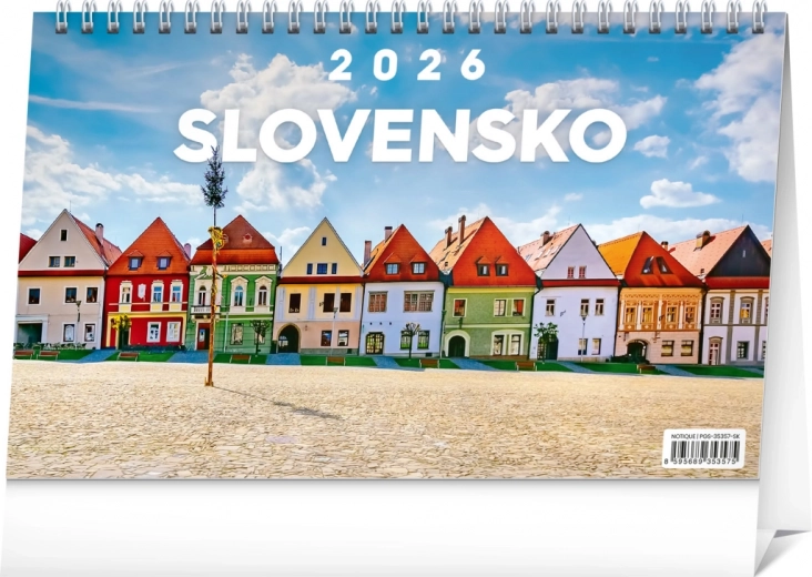 Bureaukalender Slowakije 2026