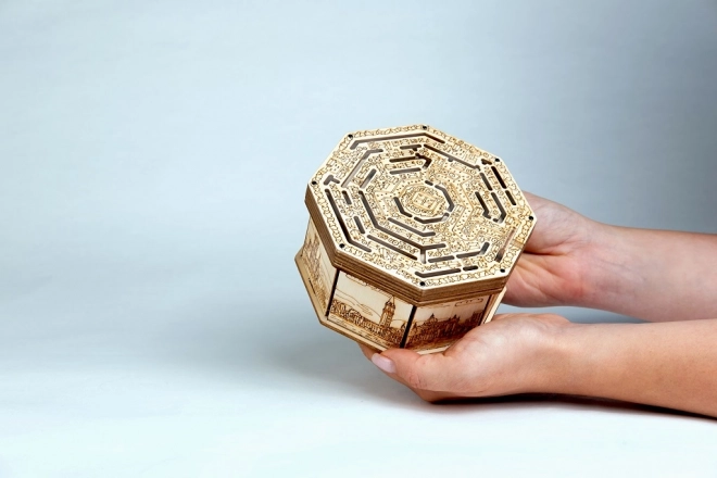 3D Holz-Puzzlebox Secret Maze