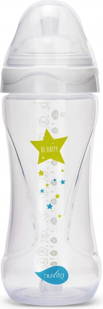 Flesje 330 ml, Transparant wit