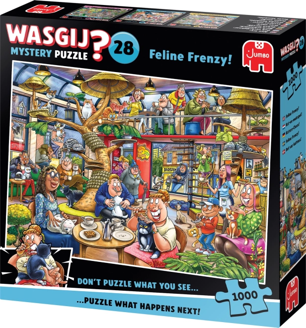 Jumbo Puzzle Wasgij Mystery: Cat Madness 1000 pieces