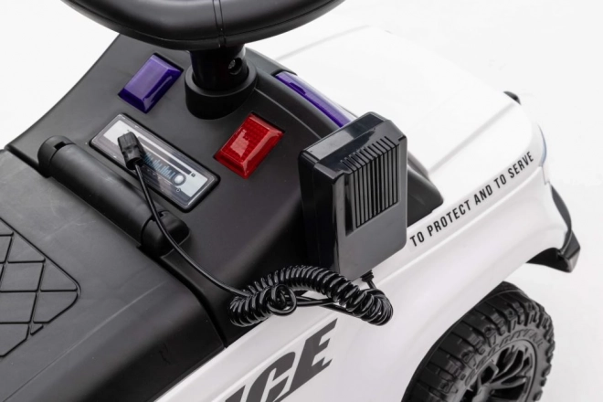 Kinderloopfiets Politie wit