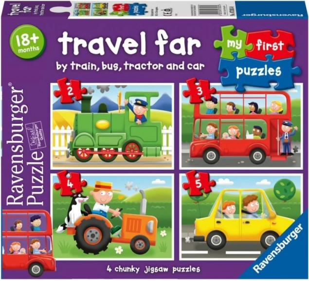 Ravensburger My First Puzzle: Transport Vehicles 4 in 1