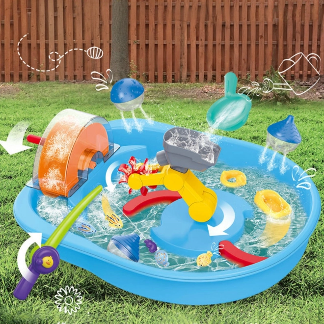 Jouet aquatique Woopie avec roue et pêche de poissons 2v1