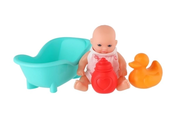 Pop met badkuipje en accessoires
