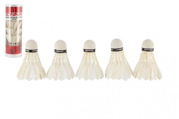 Shuttles / Mandjes voor badminton pluim 5 stuks in buis 6,5x19,5x6,5cm