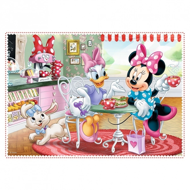 Puzzle 4v1 Minnie mit Freunden