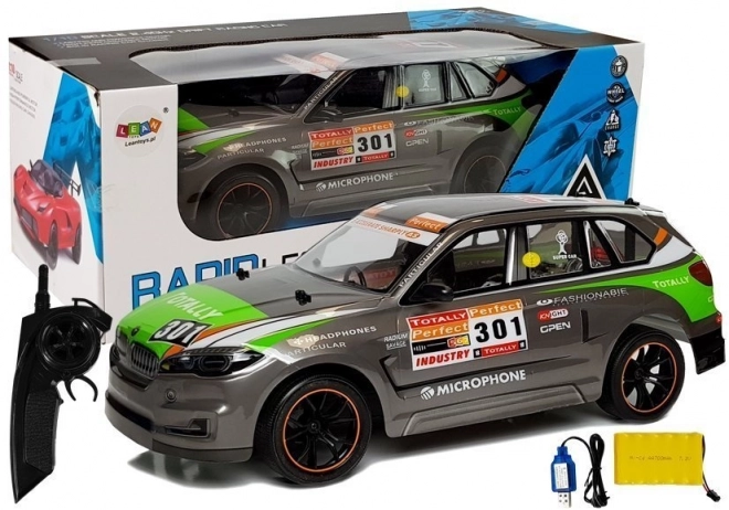 Gray Remote Control Racing Car RC 1:10 2.4G
