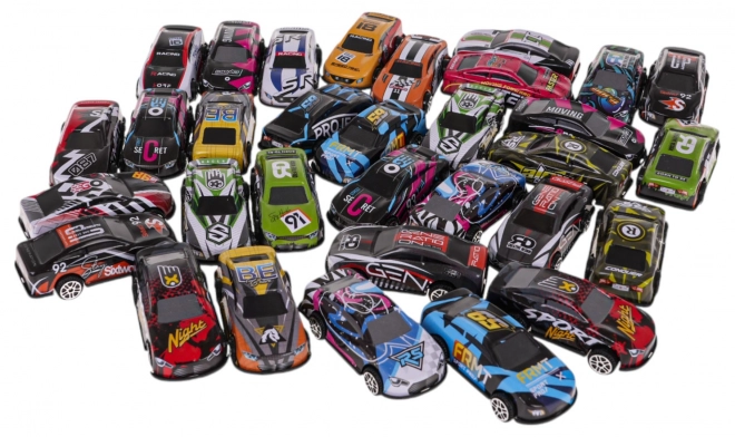 Set van speelspeelgoedautootjes 30 stuks