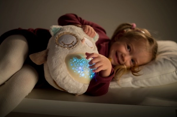 Slaapknuffel - uiltje met licht en geluid