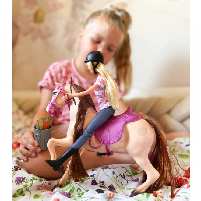 Woopie Royal Set Adorable Doll with Horse and Accessories