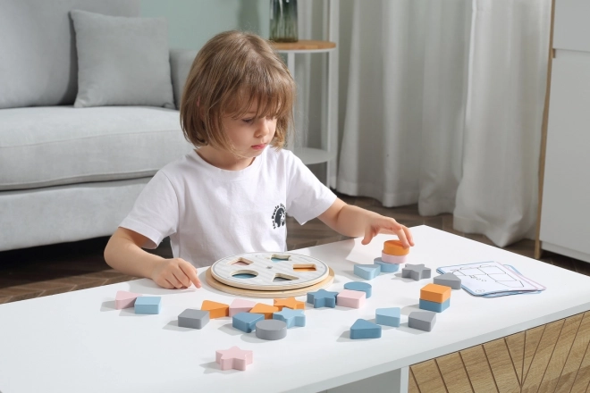 Houten insteekpuzzel