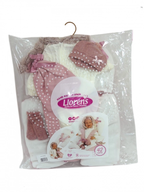 Llorens M740-78 kleding voor babypop NEW BORN maat 40-42 cm