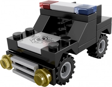 BLOXO politieauto compatibele bouwset 31 stuks