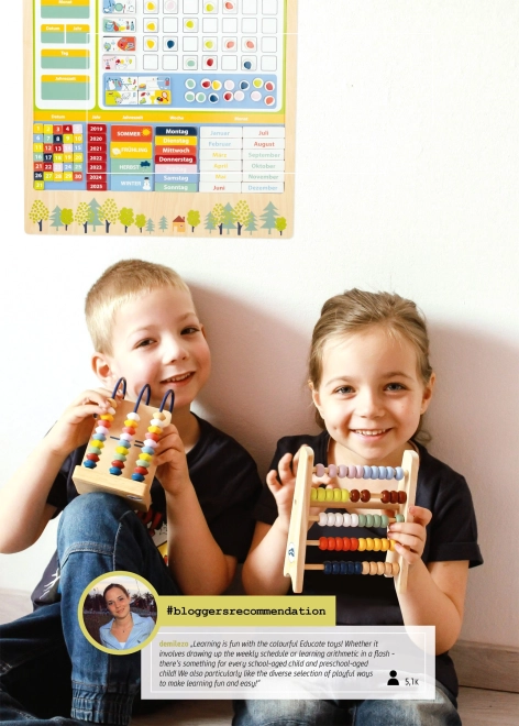 Small Foot Educatieve kleurrijke tabel
