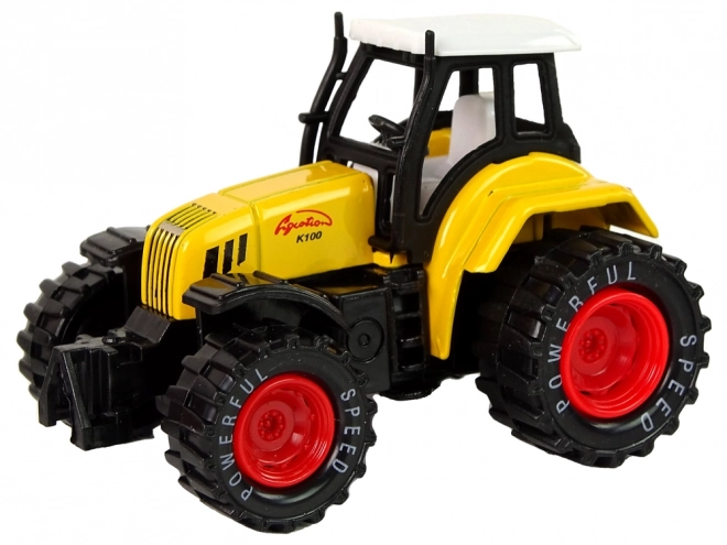 Kindertractor met metalen aandrijving