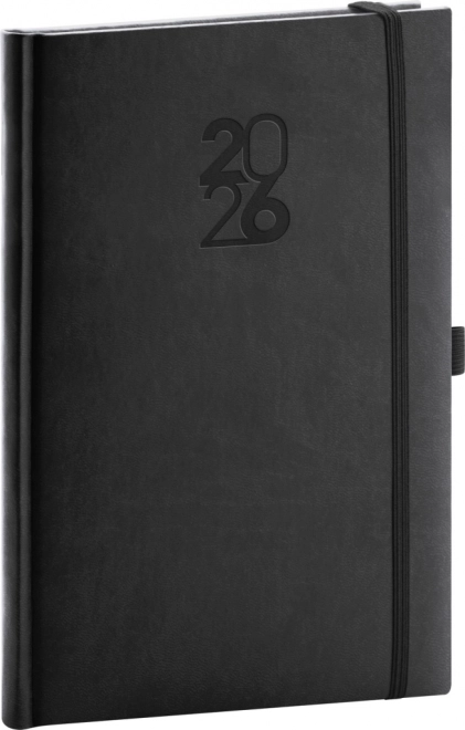 Weekly Diary Notique Aprint Top 2026 Black