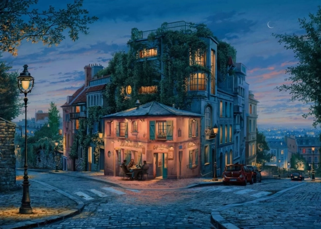 Puzzle La Maison Rose – pink house 1000 pieces