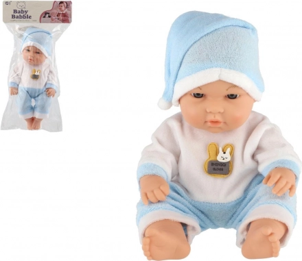 Poppenbaby kunststof 30 cm met stevig lichaam