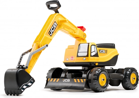 Kinder trapgraafmachine JCB met draaiende arm en helm FALK