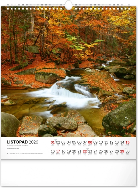 Wall Calendar Krkonoše 2026