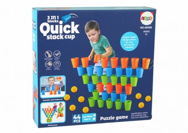 Stapelbecher 3 in 1, 44 Stk.
