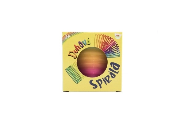 Regenboog springveer - 6,5 cm