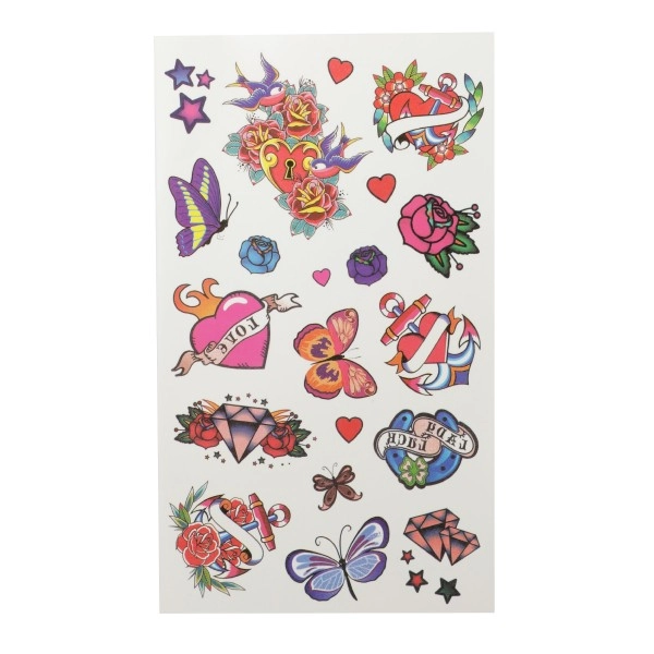 Colorful temporary tattoos for any occasion