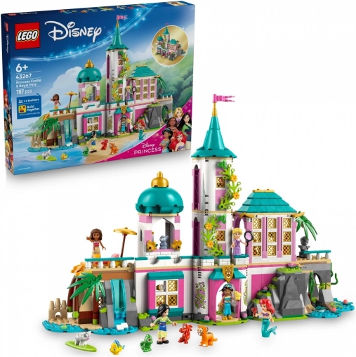lego disney prinsessenkasteel en koninklijke dieren